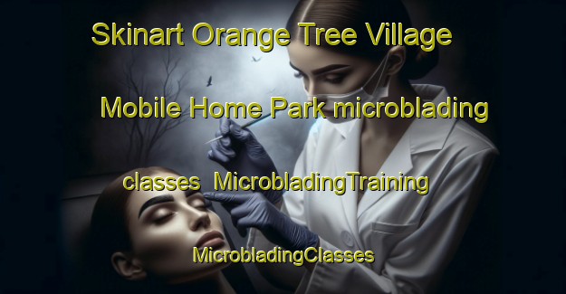 Skinart Orange Tree Village Mobile Home Park microblading classes | #MicrobladingTraining #MicrobladingClasses #SkinartTraining-United States