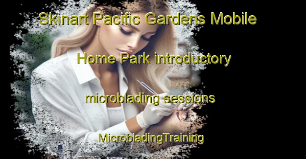 Skinart Pacific Gardens Mobile Home Park introductory microblading sessions | #MicrobladingTraining #MicrobladingClasses #SkinartTraining-United States