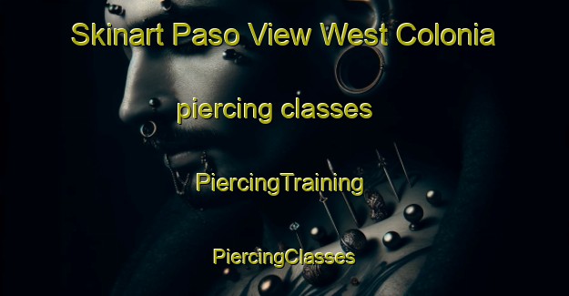 Skinart Paso View West Colonia piercing classes | #PiercingTraining #PiercingClasses #SkinartTraining-United States