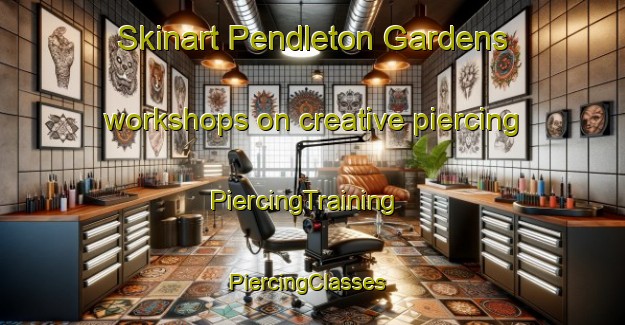 Skinart Pendleton Gardens workshops on creative piercing | PiercingTraining | PiercingClasses | SkinartTraining-United States