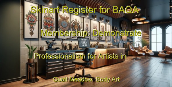 Skinart Register for BAQA Membership: Demonstrate Professionalism for Artists in Quail Meadow | Body Art Qualification Authority | BAQA-United States