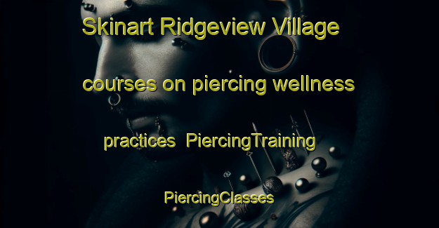 Skinart Ridgeview Village courses on piercing wellness practices | #PiercingTraining #PiercingClasses #SkinartTraining-United States