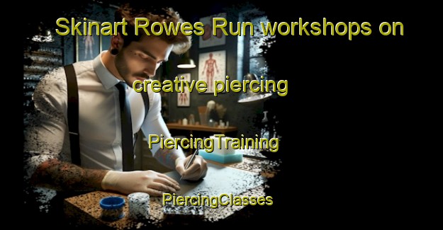 Skinart Rowes Run workshops on creative piercing | PiercingTraining | PiercingClasses | SkinartTraining-United States