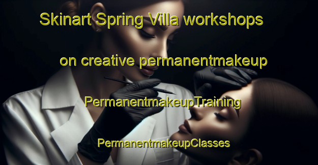 Skinart Spring Villa workshops on creative permanentmakeup | PermanentmakeupTraining | PermanentmakeupClasses | SkinartTraining-United States