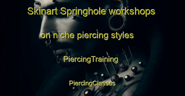 Skinart Springhole workshops on niche piercing styles | #PiercingTraining #PiercingClasses #SkinartTraining-United States