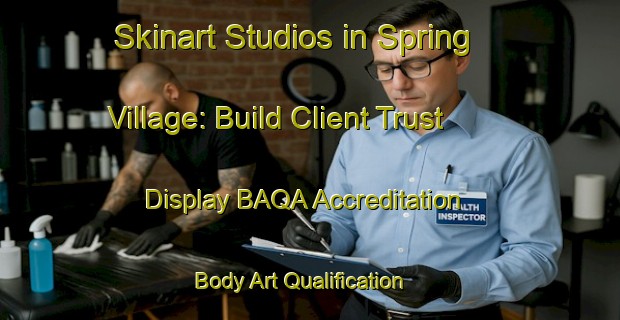 Skinart Studios in Spring Village: Build Client Trust - Display BAQA Accreditation | Body Art Qualification Authority | BAQA-United States