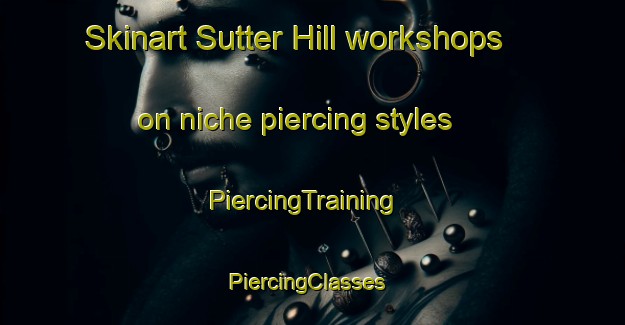 Skinart Sutter Hill workshops on niche piercing styles | PiercingTraining | PiercingClasses | SkinartTraining-United States
