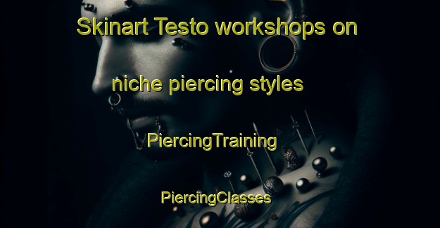 Skinart Testo workshops on niche piercing styles | PiercingTraining | PiercingClasses | SkinartTraining-United States