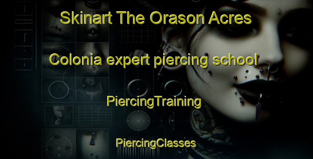 Skinart The Orason Acres Colonia expert piercing school | #PiercingTraining #PiercingClasses #SkinartTraining-United States