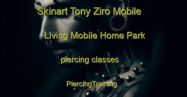 Skinart Tony Ziro Mobile Living Mobile Home Park piercing classes | #PiercingTraining #PiercingClasses #SkinartTraining-United States