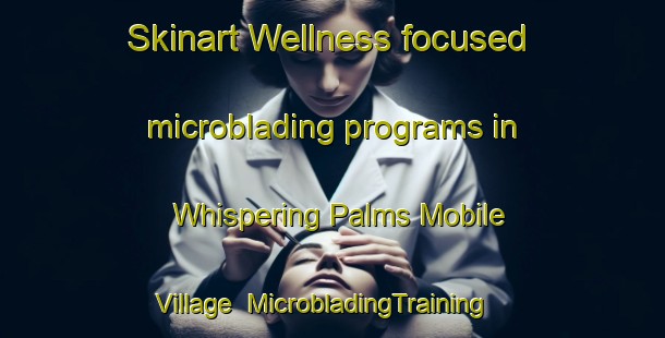 Skinart Wellness-focused microblading programs in Whispering Palms Mobile Village | #MicrobladingTraining #MicrobladingClasses #SkinartTraining-United States